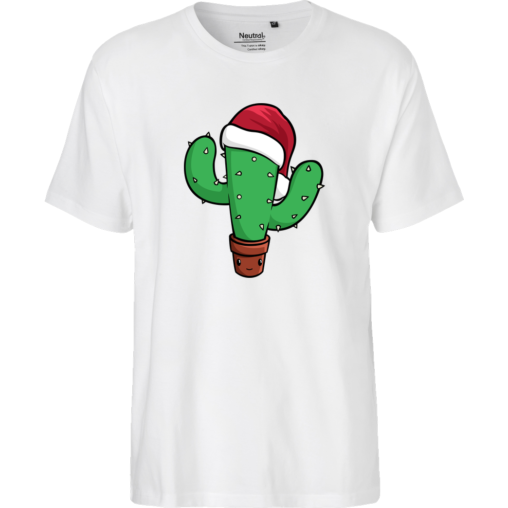 EpicStun EpicStun - Kaktus T-Shirt Fairtrade T-Shirt - white