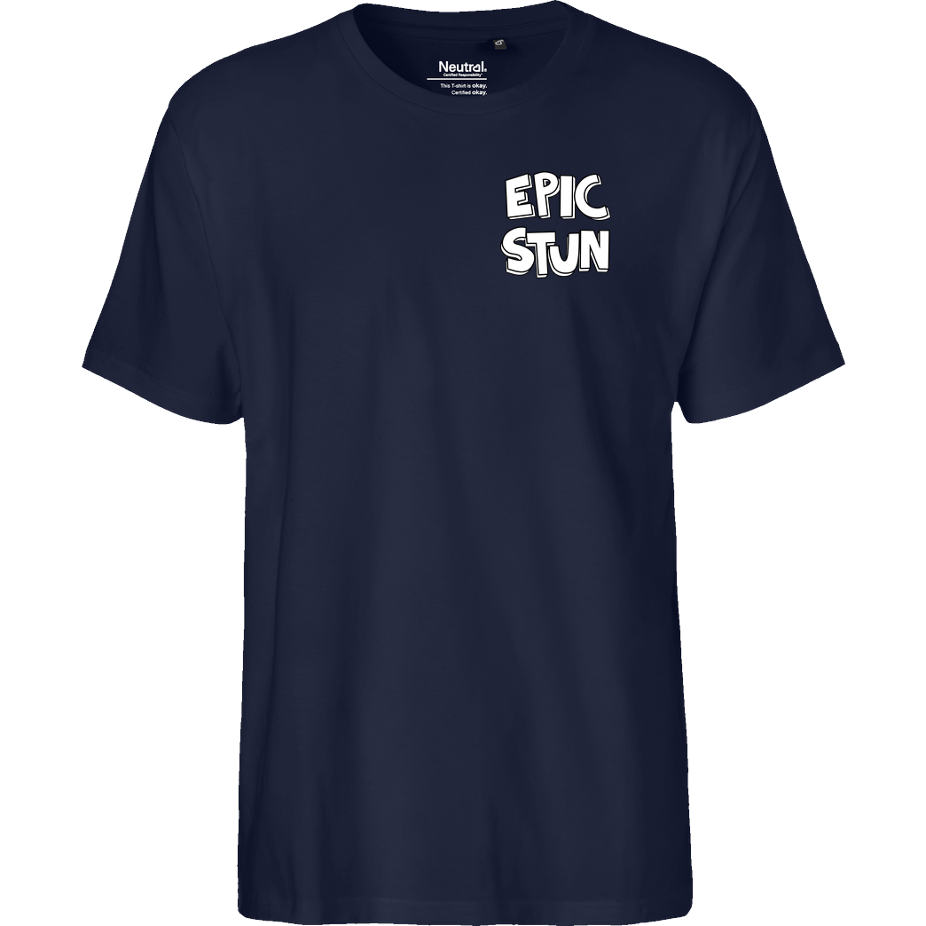 EpicStun EpicStun - Logo T-Shirt Fairtrade T-Shirt - navy