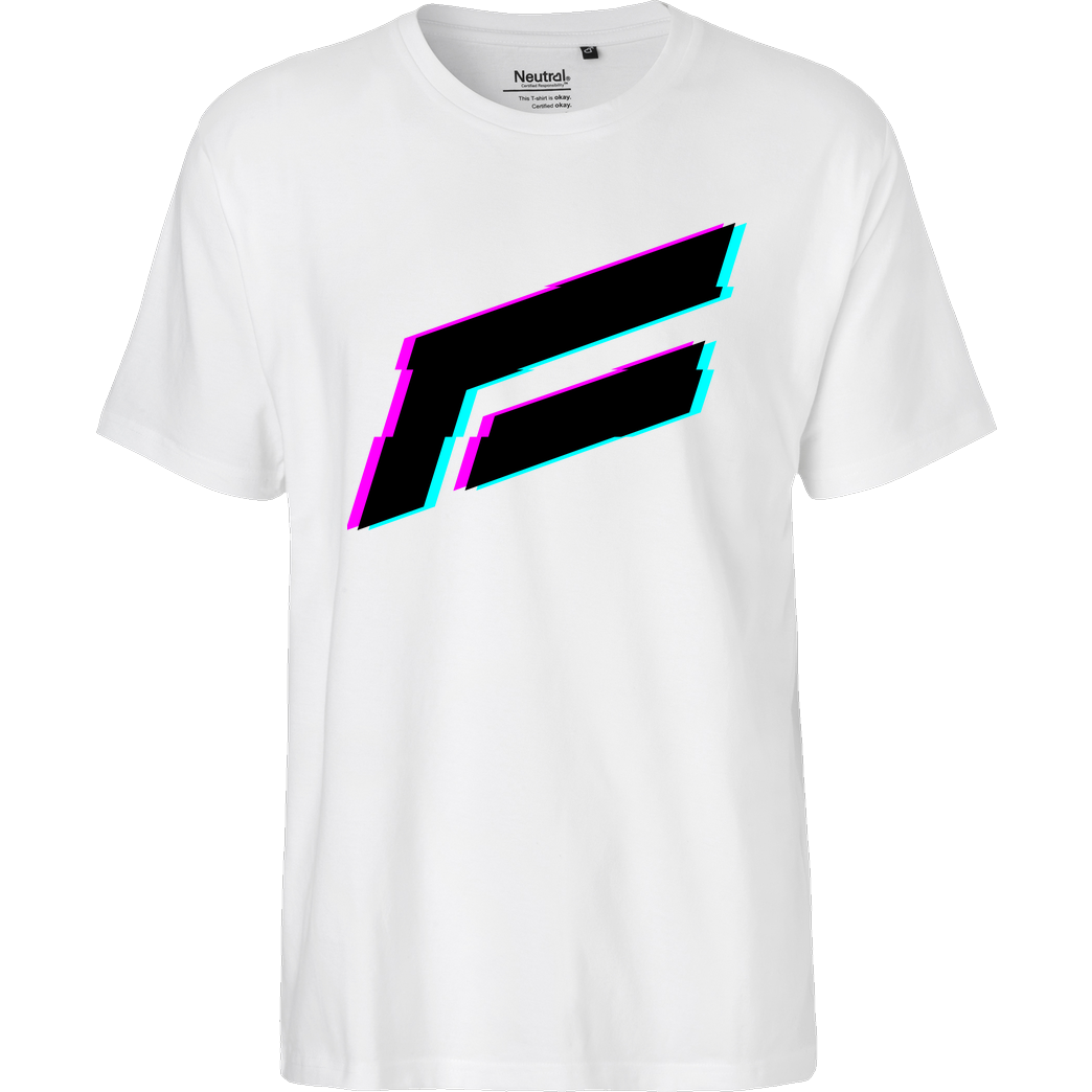 FantouGames FantouGames - Glitch T-Shirt Fairtrade T-Shirt - white