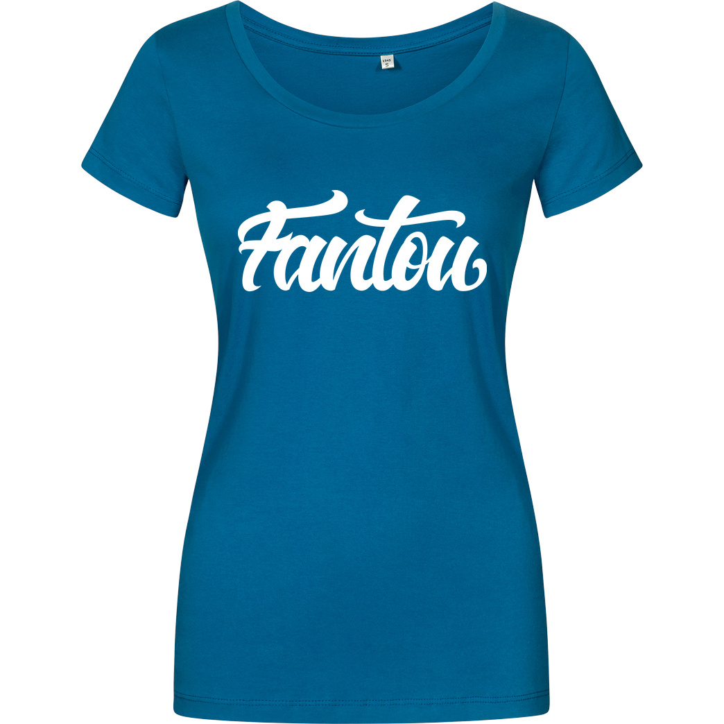 FantouGames FantouGames - Handletter Logo T-Shirt Girlshirt petrol