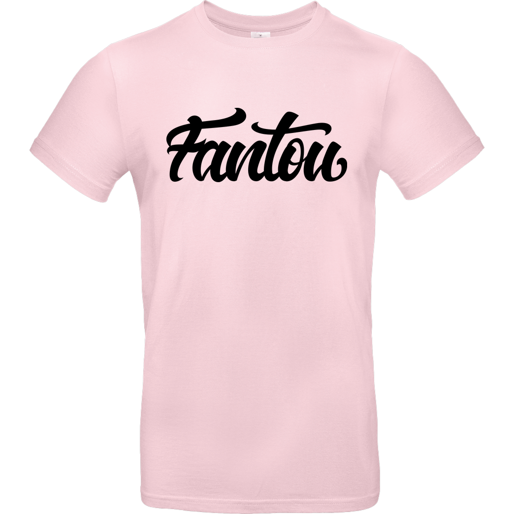 FantouGames FantouGames - Handletter Logo T-Shirt B&C EXACT 190 - Light Pink