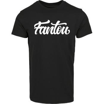FantouGames - Handletter Logo House Brand T-Shirt - Black