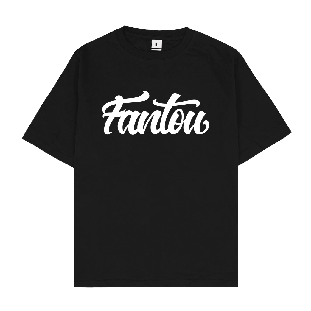 FantouGames FantouGames - Handletter Logo T-Shirt Oversize T-Shirt - Black