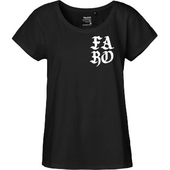 Faro - FARO Fairtrade Loose Fit Girlie - black