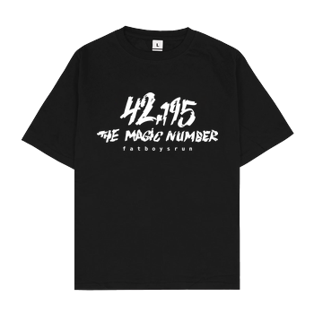 Fat Boys Run - 42 Oversize T-Shirt - Black
