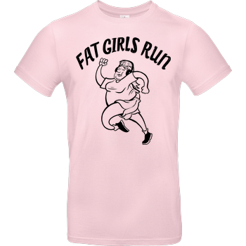 Fat Boys Run - Fat Girls Run B&C EXACT 190 - Light Pink