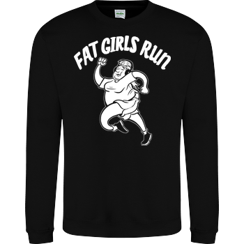 Fat Boys Run - Fat Girls Run JH Sweatshirt - Schwarz