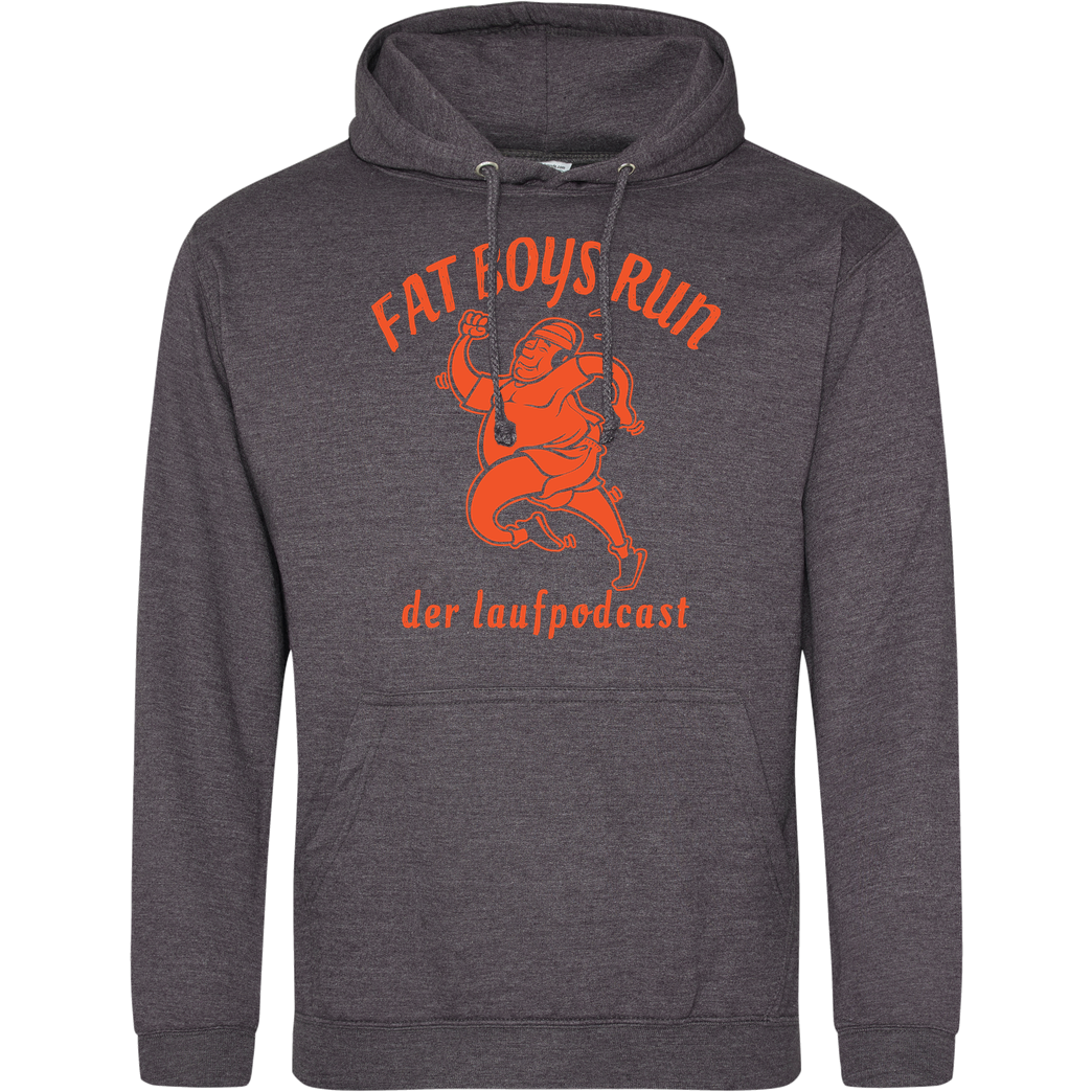 Fat Boys Run Fat Boys Run - Logo Sweatshirt JH Hoodie - Dark heather grey