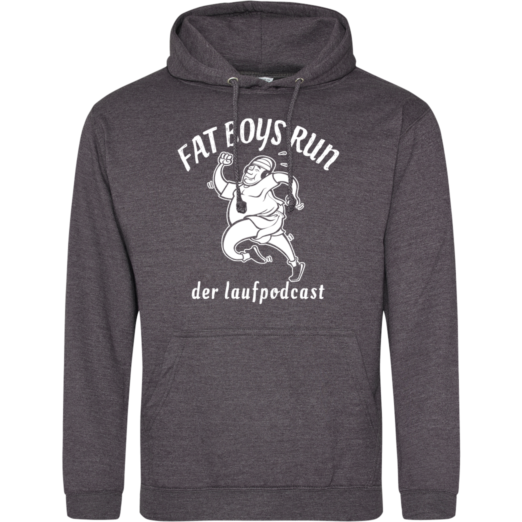 Fat Boys Run Fat Boys Run - Logo Sweatshirt JH Hoodie - Dark heather grey