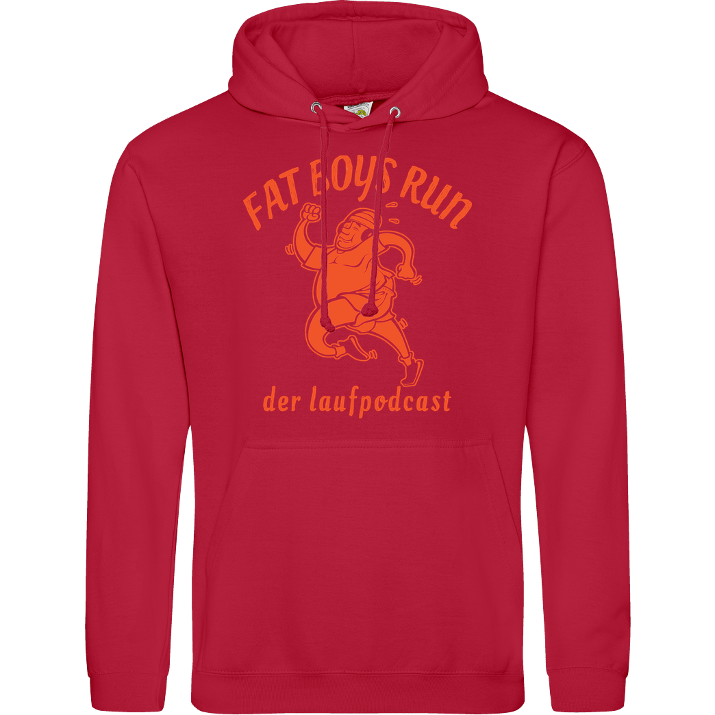 Fat Boys Run Fat Boys Run - Logo Sweatshirt JH Hoodie - red