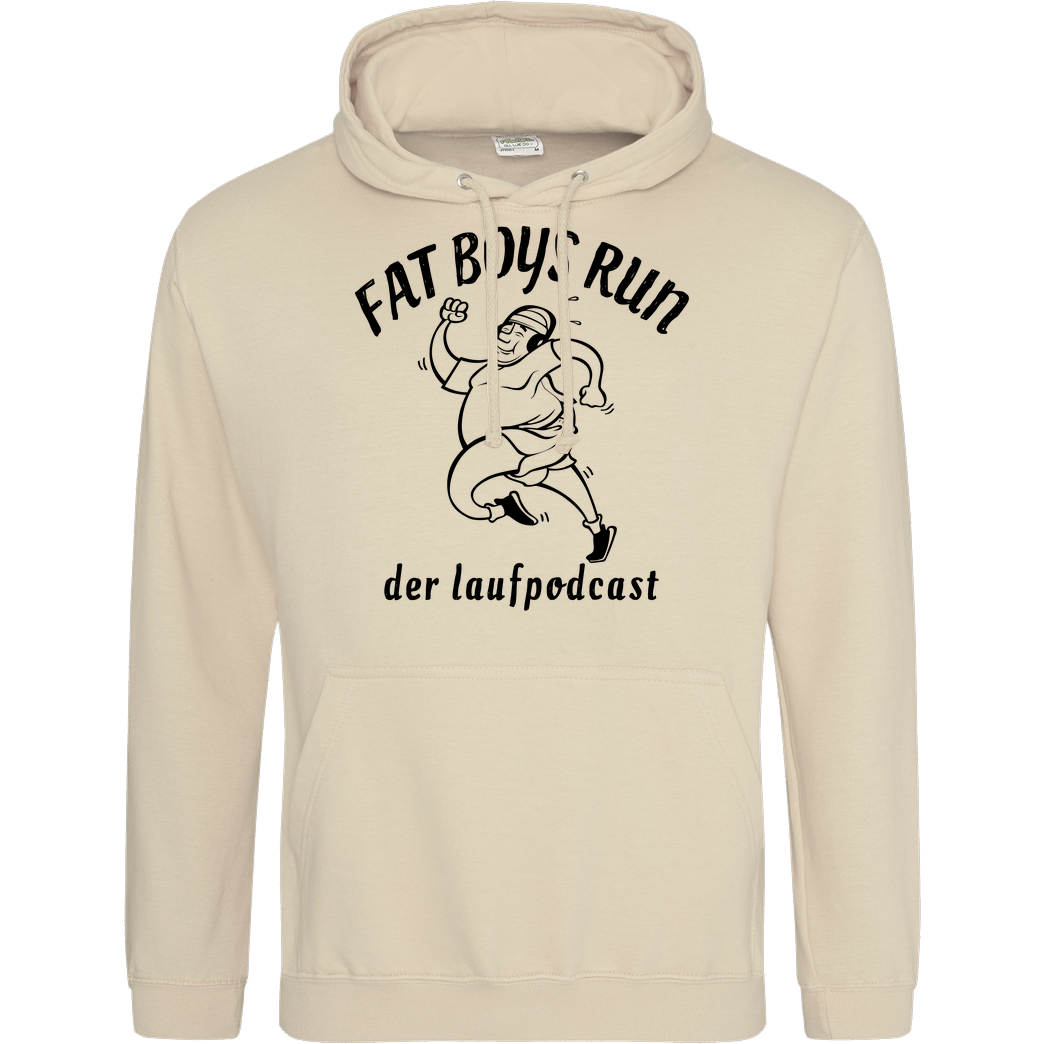 Fat Boys Run Fat Boys Run - Logo Sweatshirt JH Hoodie - Sand
