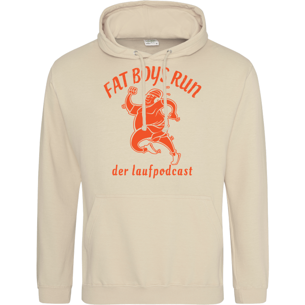 Fat Boys Run Fat Boys Run - Logo Sweatshirt JH Hoodie - Sand