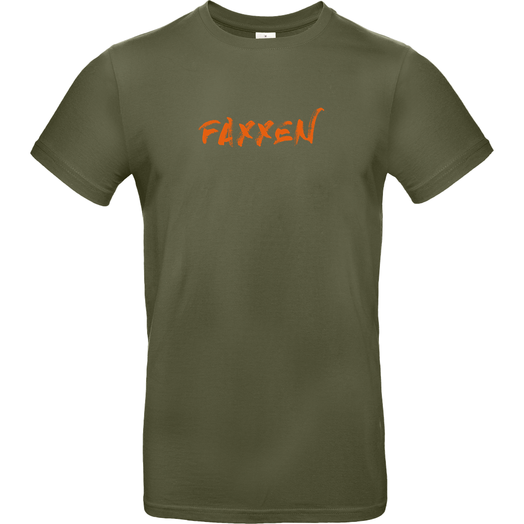 FaxxenTV FaxxenTV - Logo T-Shirt B&C EXACT 190 - Khaki