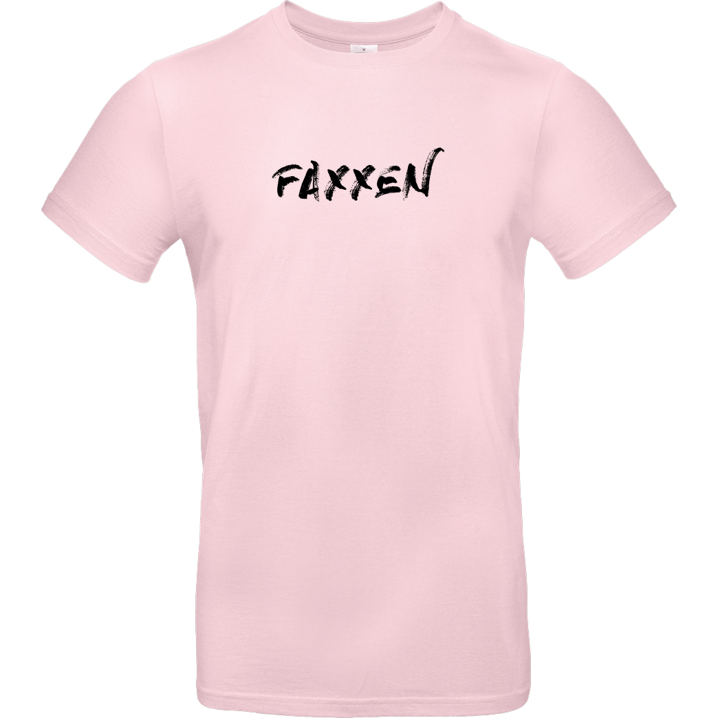 FaxxenTV FaxxenTV - Logo T-Shirt B&C EXACT 190 - Light Pink