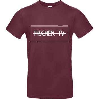 FischerTV - Logo plain B&C EXACT 190 - Burgundy