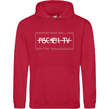 FischerTV - Logo plain JH Hoodie - red