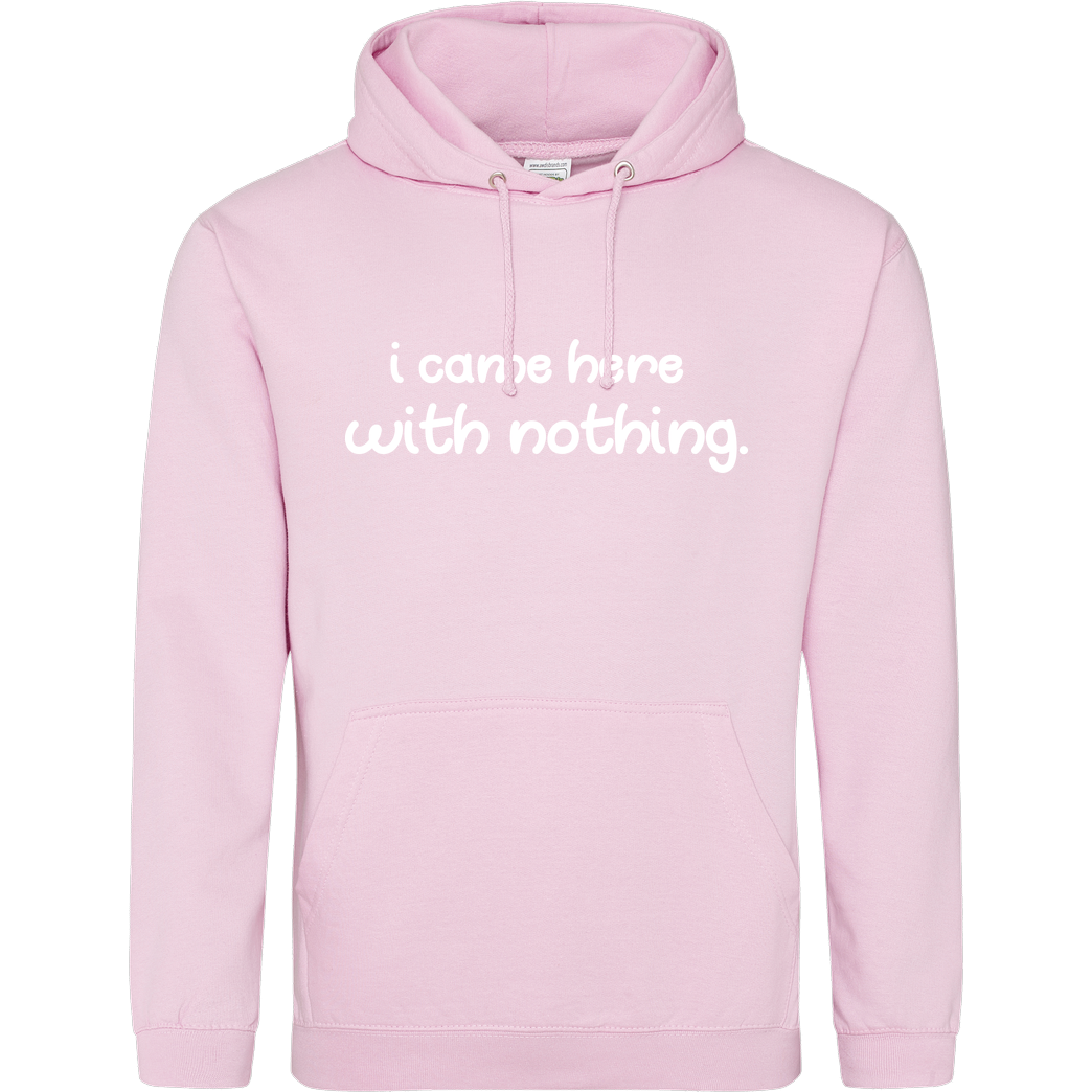 Fittihollywood FittiHollywood - I came here with nothing Sweatshirt JH Hoodie - Rosa