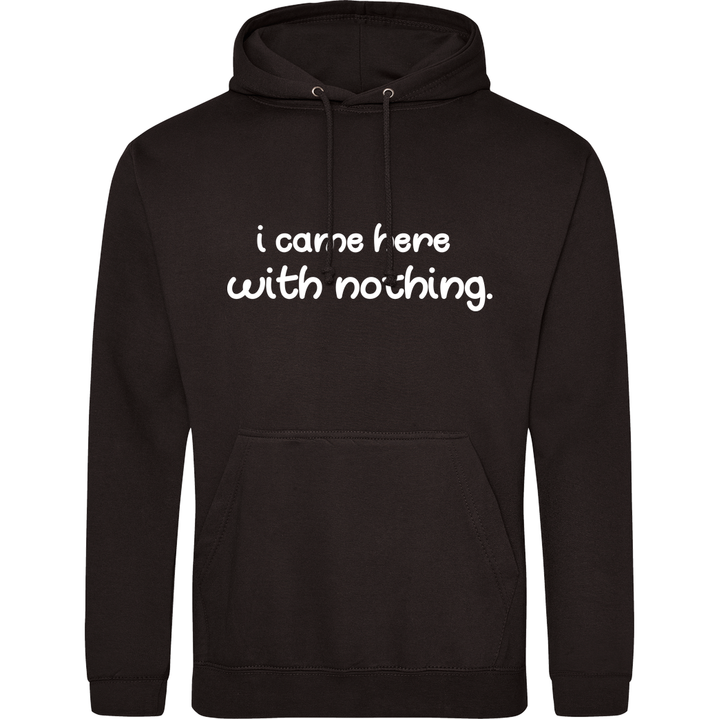 Fittihollywood FittiHollywood - I came here with nothing Sweatshirt JH Hoodie - Schwarz