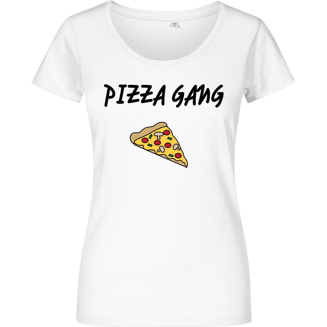 Fittihollywood FittiHollywood- Pizza Gang T-Shirt Girlshirt weiss