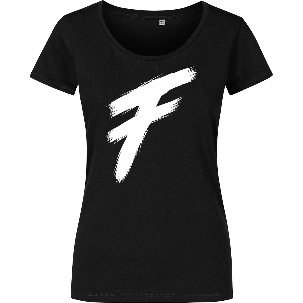 Freasy Freasy - F T-Shirt Girlshirt schwarz
