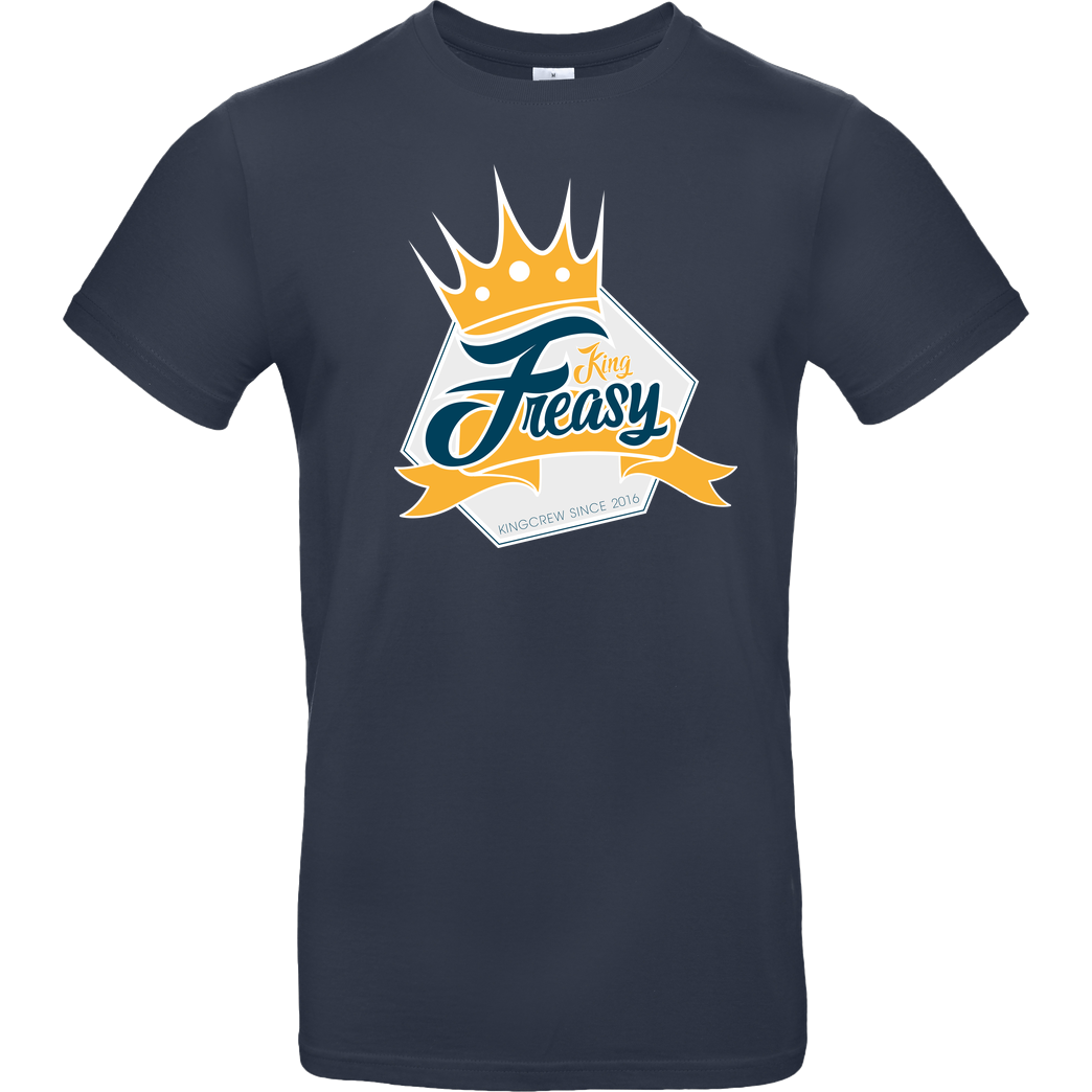 Freasy Freasy - King T-Shirt B&C EXACT 190 - Navy