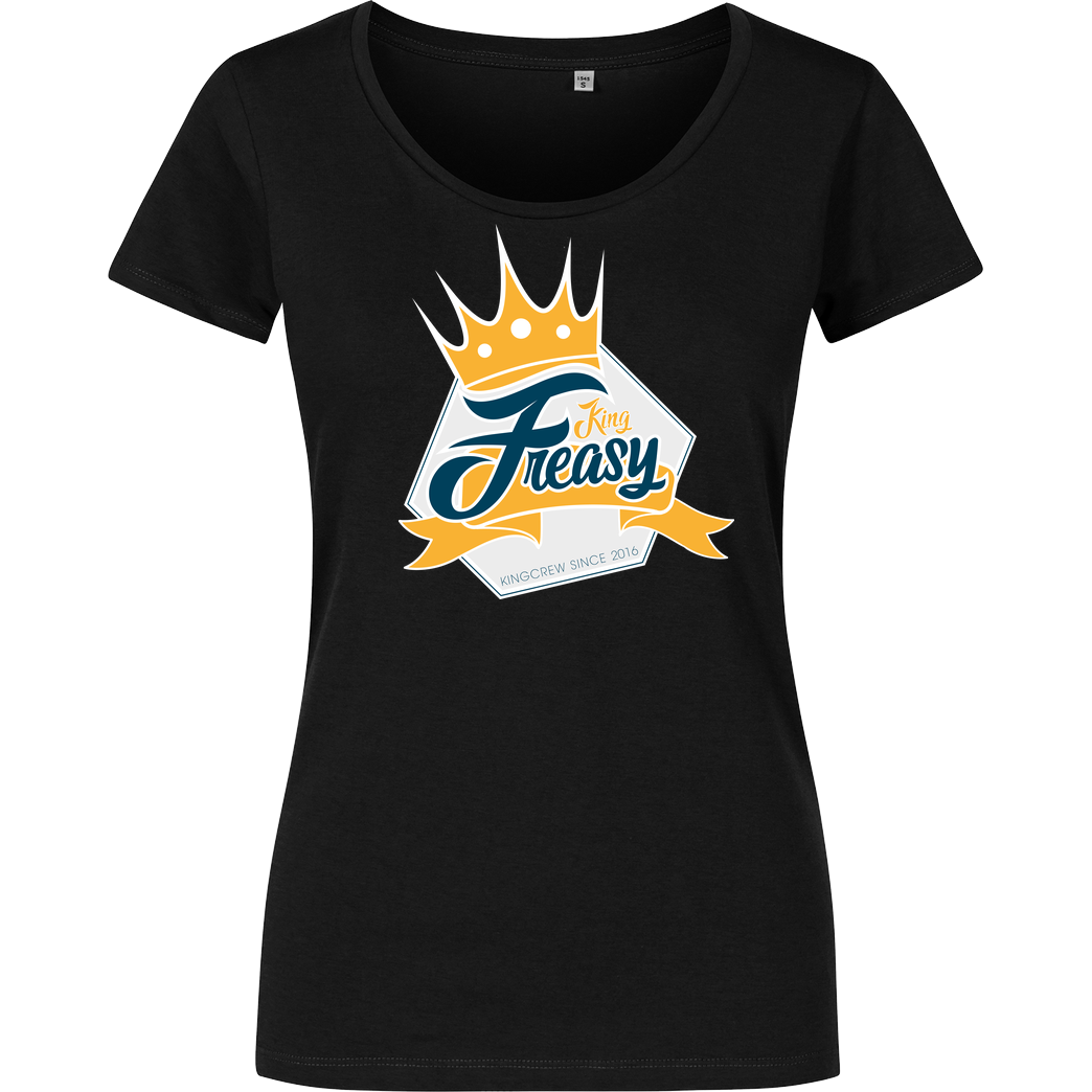 Freasy Freasy - King T-Shirt Girlshirt schwarz