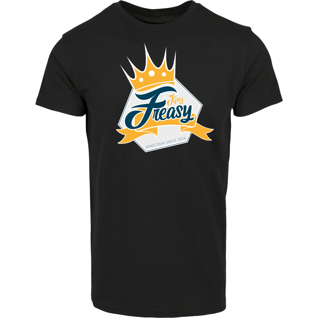 Freasy Freasy - King T-Shirt House Brand T-Shirt - Black