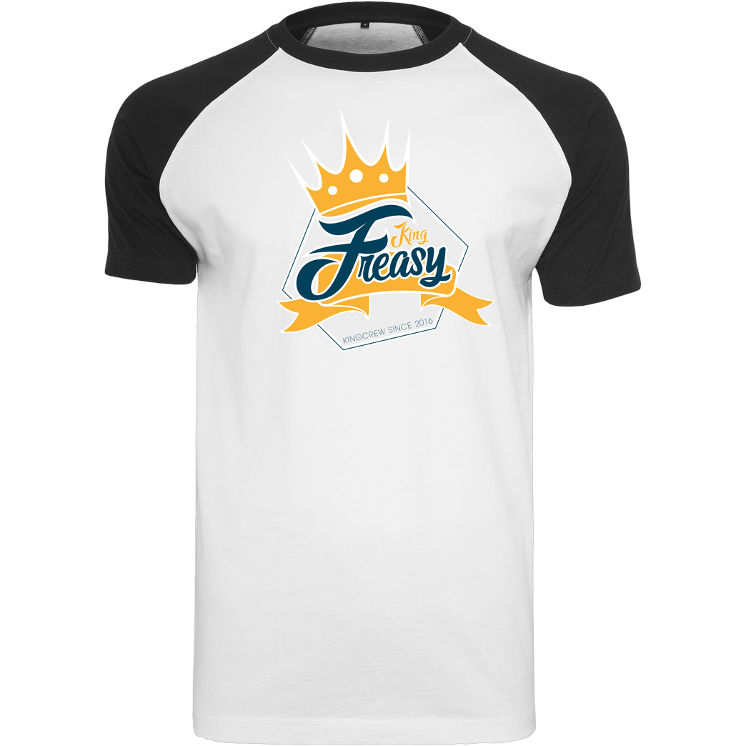 Freasy Freasy - King T-Shirt Raglan Tee white