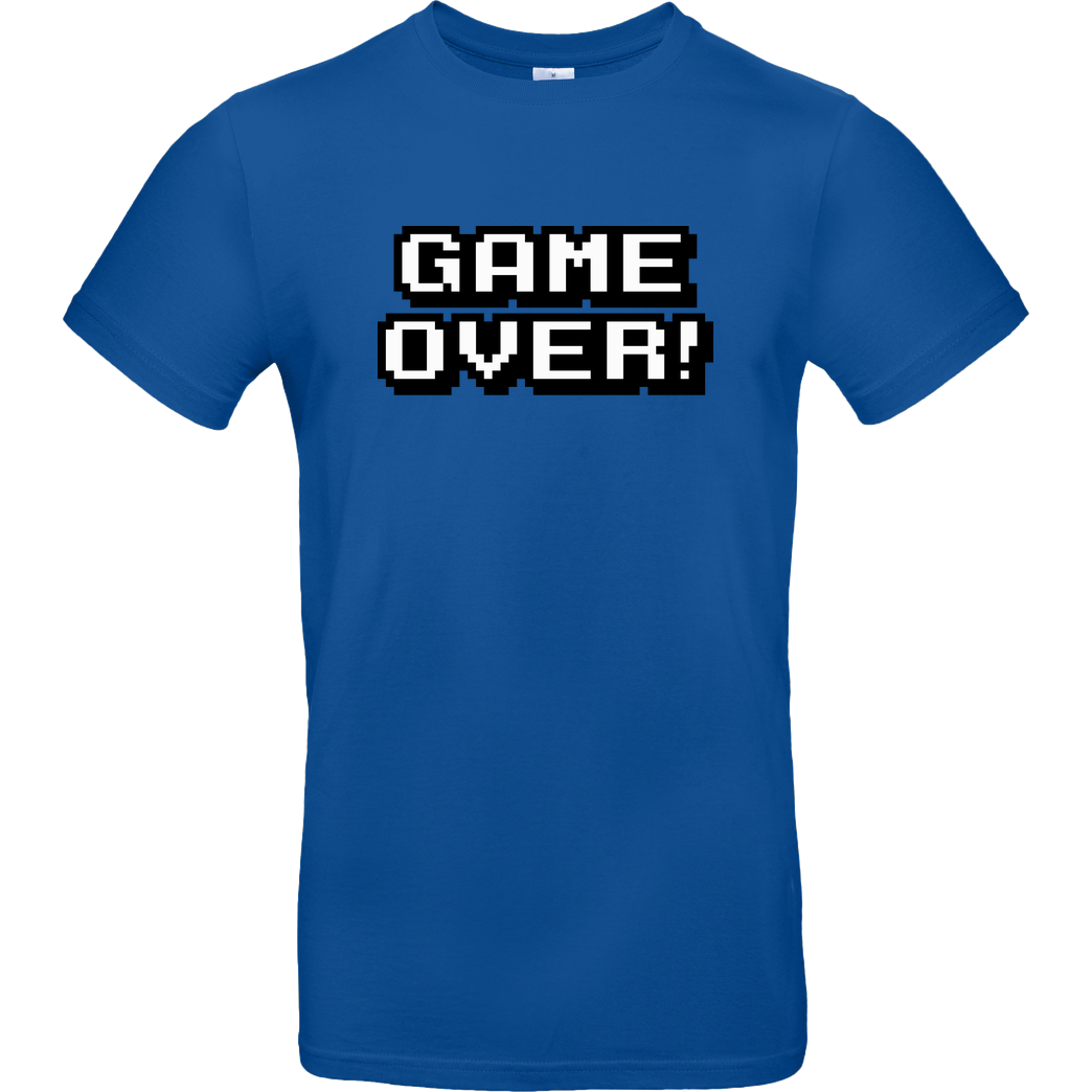 bjin94 Game Over T-Shirt B&C EXACT 190 - Royal Blue
