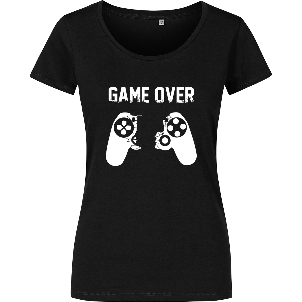 bjin94 Game Over v1 T-Shirt Girlshirt schwarz