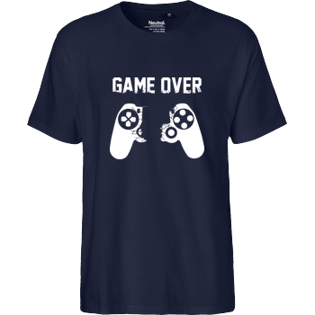 Game Over v1 Fairtrade T-Shirt - navy