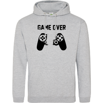 Game Over v1 JH Hoodie - Heather Grey