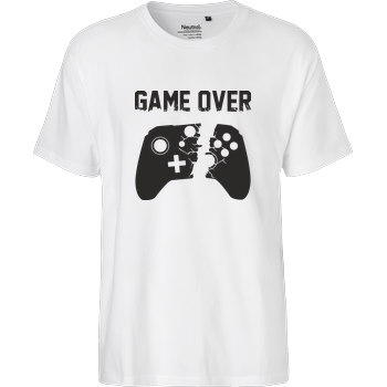 Game Over v2 Fairtrade T-Shirt - white