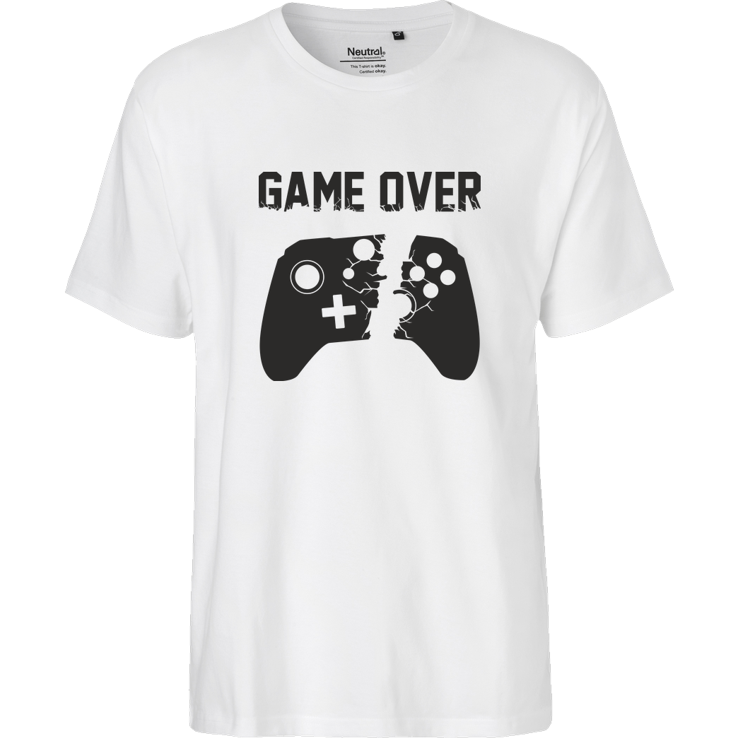 bjin94 Game Over v2 T-Shirt Fairtrade T-Shirt - white