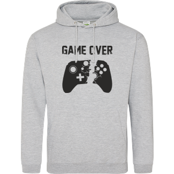 Game Over v2 JH Hoodie - Heather Grey