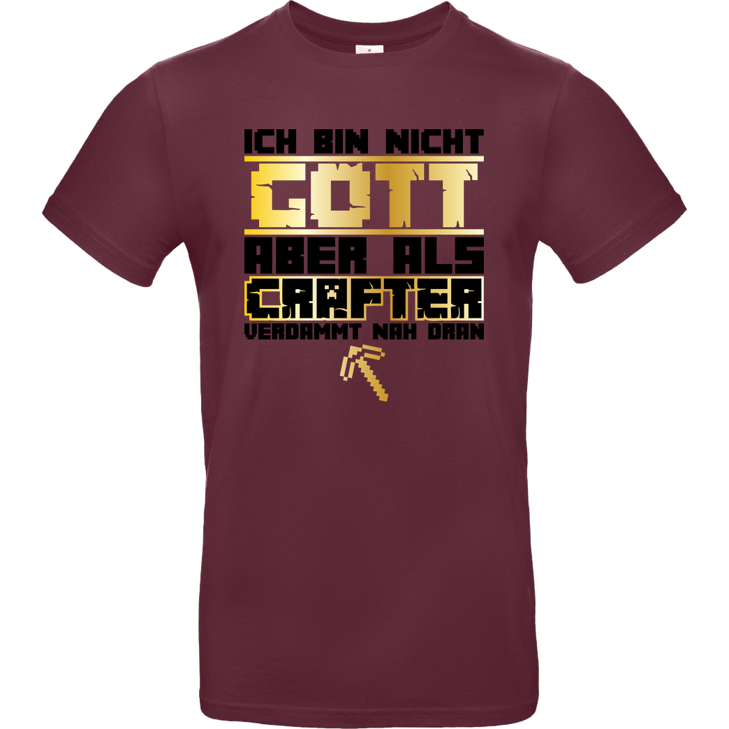 bjin94 Gamer Gott - MC Edition T-Shirt B&C EXACT 190 - Burgundy