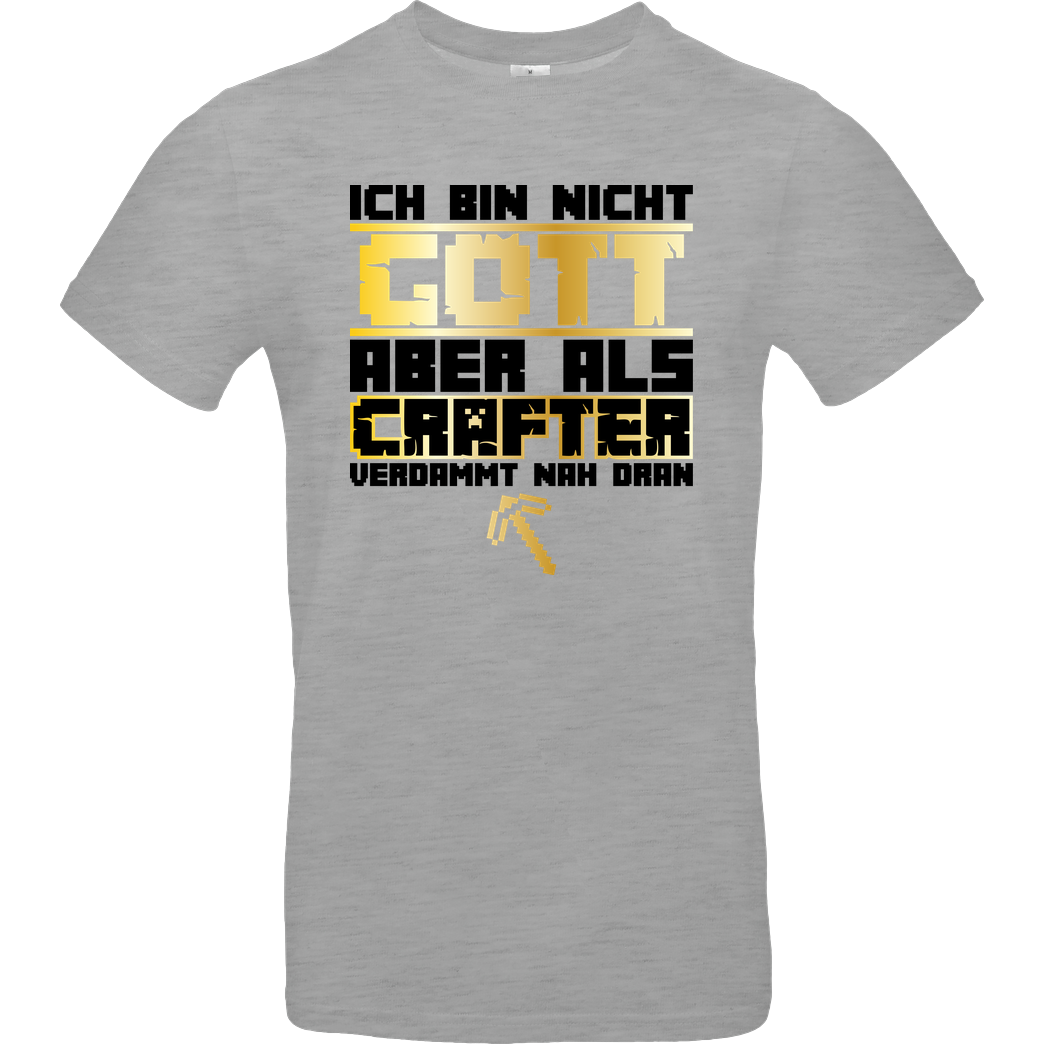 bjin94 Gamer Gott - MC Edition T-Shirt B&C EXACT 190 - heather grey