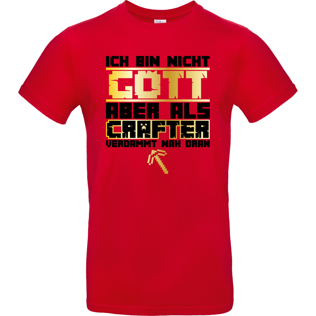 bjin94 Gamer Gott - MC Edition T-Shirt B&C EXACT 190 - Red