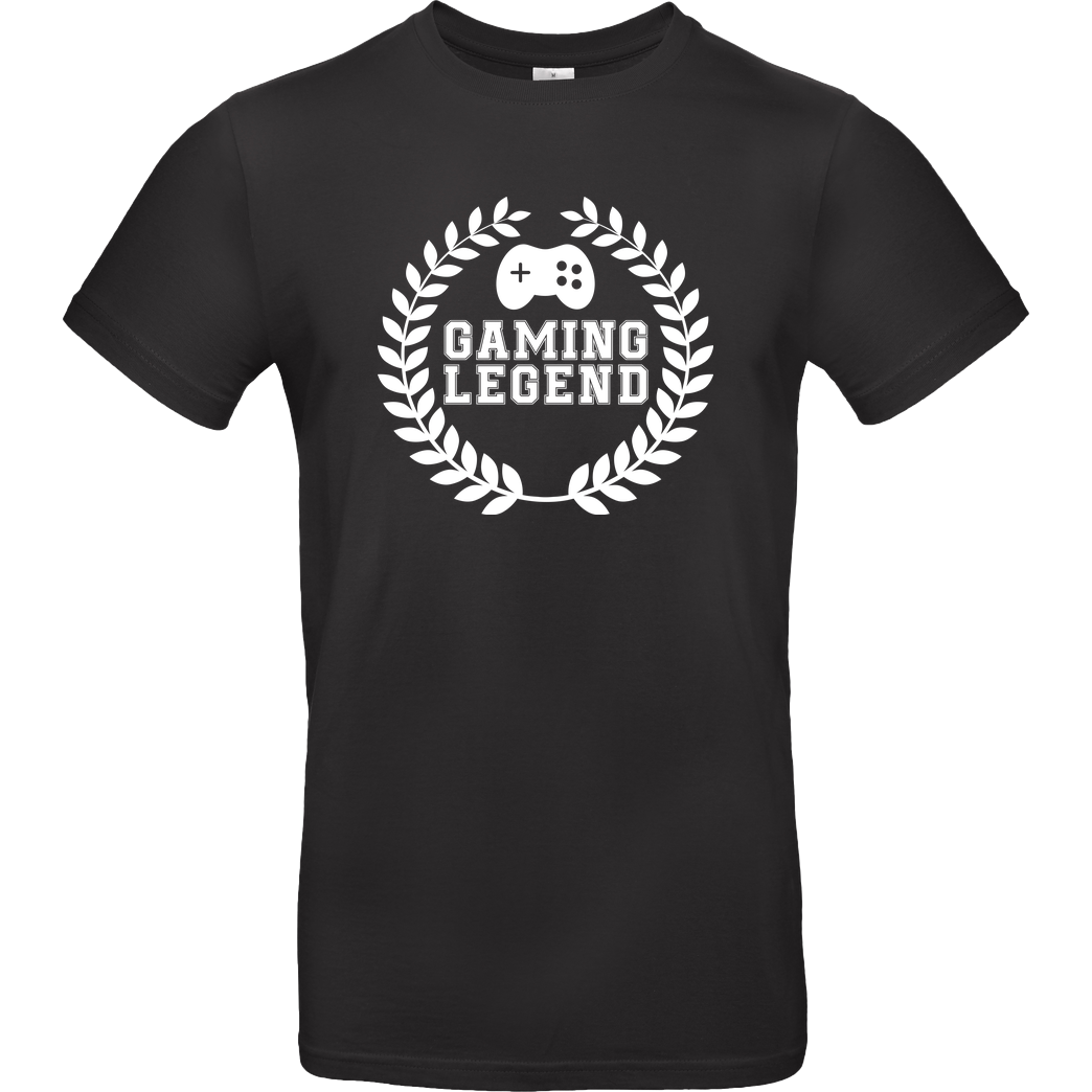 bjin94 Gaming Legend T-Shirt B&C EXACT 190 - Black