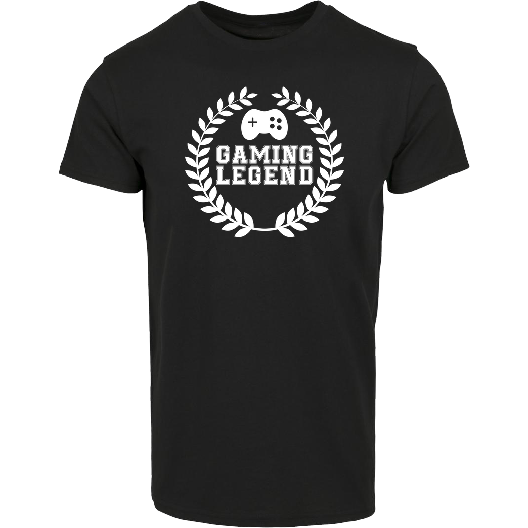 bjin94 Gaming Legend T-Shirt House Brand T-Shirt - Black