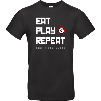 Geezy - Eat Play Repeat B&C EXACT 190 - Black