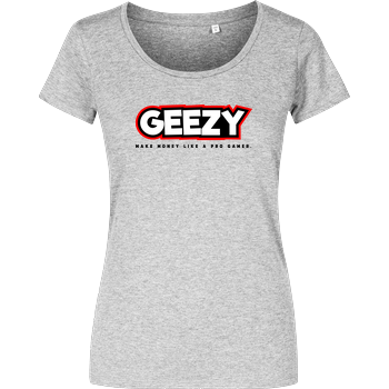 Geezy - Like a Pro Girlshirt heather grey