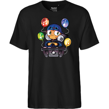 GLP - Bloons DJ Fairtrade T-Shirt - black