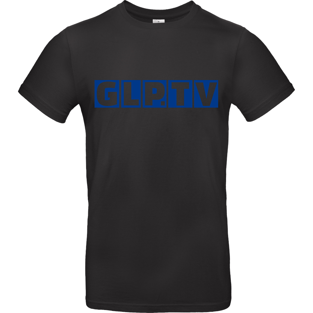 GermanLetsPlay GLP - GLP.TV royal T-Shirt B&C EXACT 190 - Black