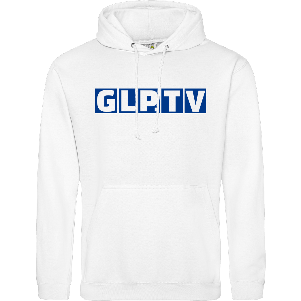 GermanLetsPlay GLP - GLP.TV royal Sweatshirt JH Hoodie - Weiß