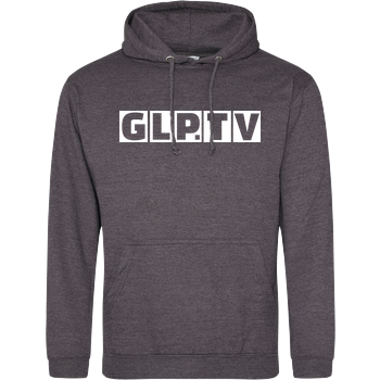 GLP - GLP.TV white JH Hoodie - Dark heather grey