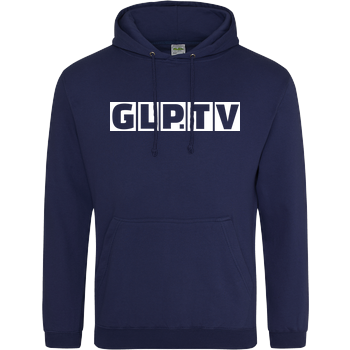 GLP - GLP.TV white JH Hoodie - Navy
