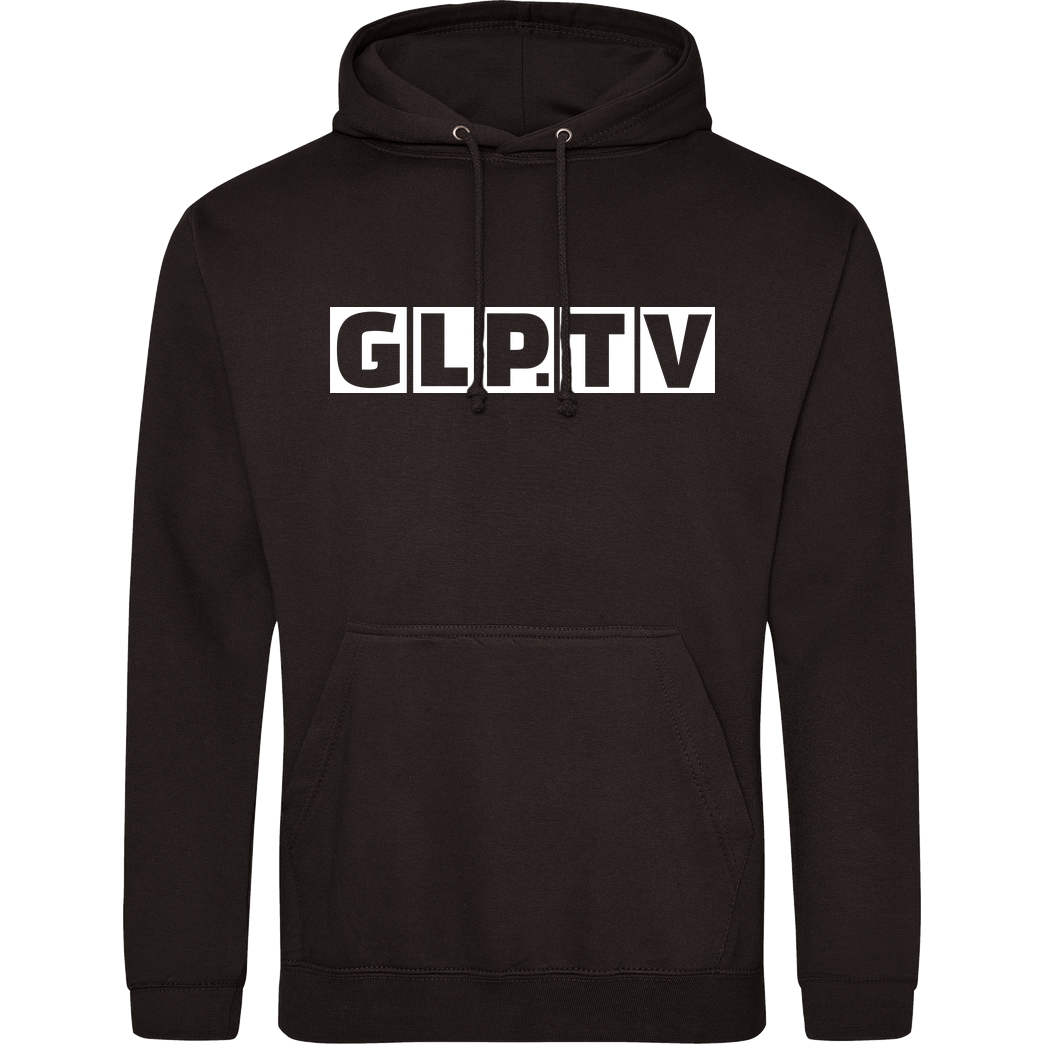 GermanLetsPlay GLP - GLP.TV white Sweatshirt JH Hoodie - Schwarz