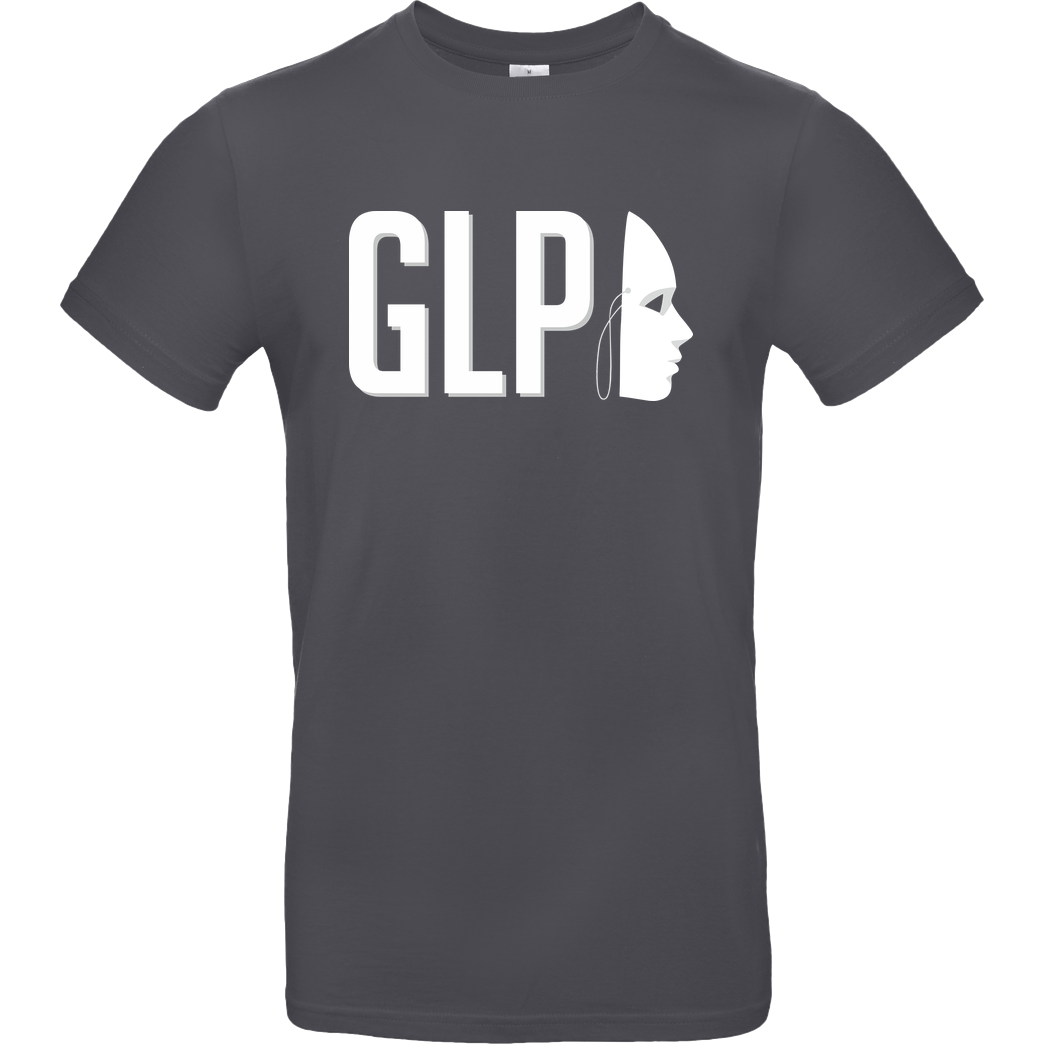 GermanLetsPlay GLP - Maske T-Shirt B&C EXACT 190 - Dark Grey