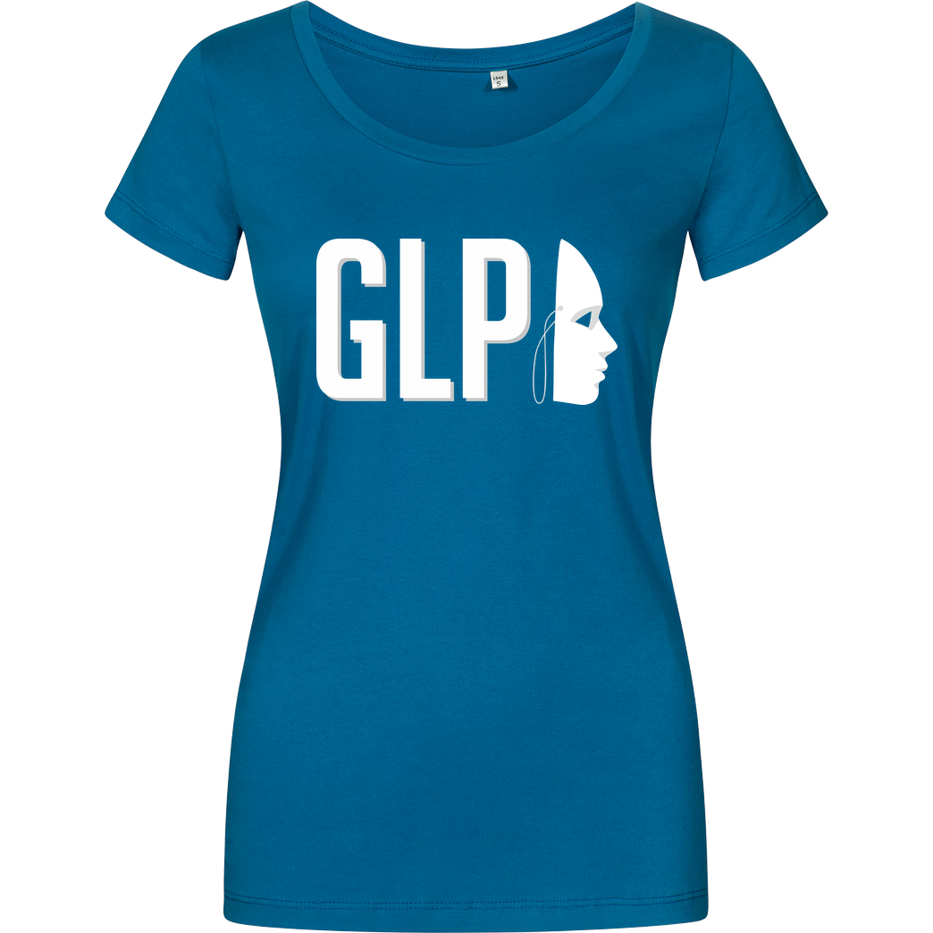 GermanLetsPlay GLP - Maske T-Shirt Girlshirt petrol